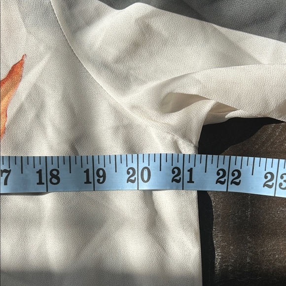 Commense Long Sleeve Dress with Orange Floral Print - Picture 7 of 9